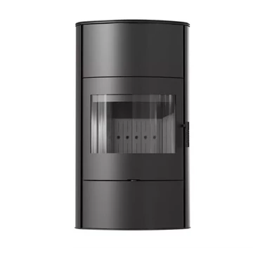 KOZA AB S 2 ROLLO MAGASÍTOTT KANDALLÓKÁLYHA FEKETE BELSŐVEL 150mm 10kW
