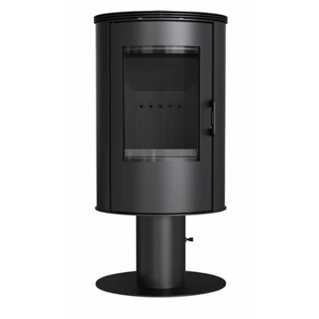 KRATKI KOZAAB/S/N/O/DR FORGATHATÓ KANDALLÓKÁLYHA FEKETE BELSŐVEL 150mm 8kW