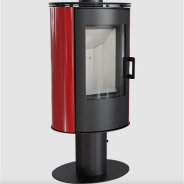 KRATKI KOZA AB S N O DR KANDALLÓKÁLYHA PIROS KERÁMIA OLDALLAL FORGATHATÓ 150mm 8kW
