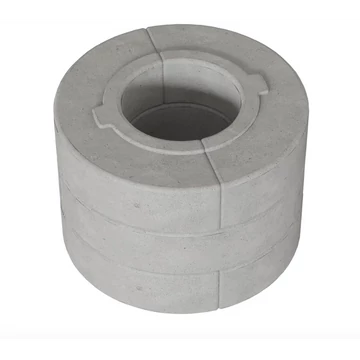 HŐTÁROLÓ BETON GYŰRŰ /W KÁLYHÁKHOZ 6DB 3 RÉTEGŰ 150mm