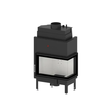 HITZE ALBERO 68X53 JOBB OLDALÜVEGES VÍZTERES KANDALLÓBETÉT 200mm 19kW