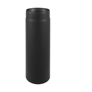 FÜSTCSŐ EGYENES 130MM 50CM FEKETE