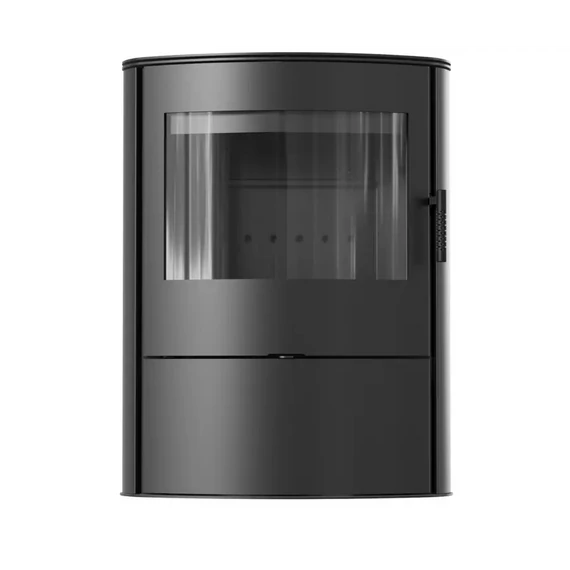 KOZA AB S 2 ROLLO KANDALLÓKÁLYHA FEKETE BELSŐVEL 150mm 10kW