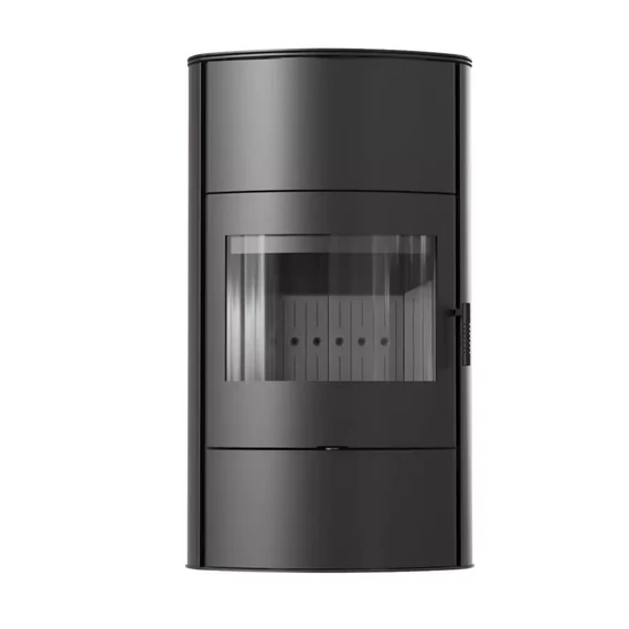 KOZA AB S 2 ROLLO MAGASÍTOTT KANDALLÓKÁLYHA FEKETE BELSŐVEL 150mm 10kW