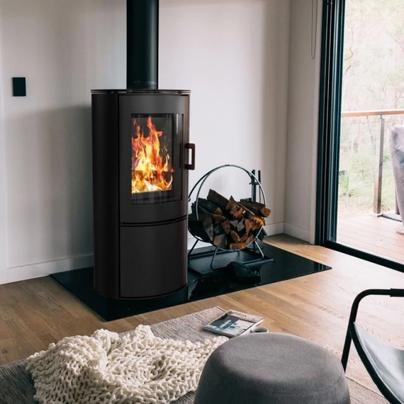 KRATKI KOZA AB/S/DR KANDALLÓKÁLYHA FEKETE BELSŐVEL 150mm 8kW