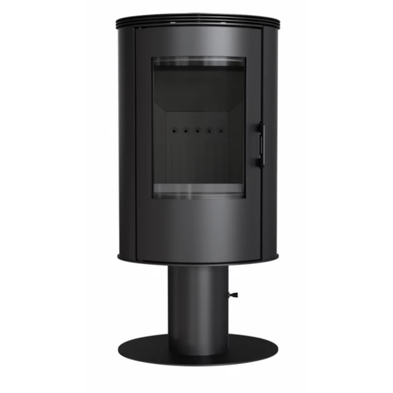 KRATKI KOZAAB/S/N/O/DR FORGATHATÓ KANDALLÓKÁLYHA FEKETE BELSŐVEL 150mm 8kW