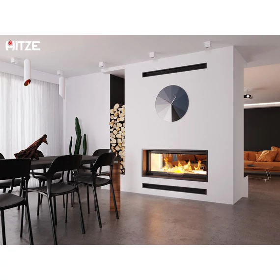 HITZE ARDENTE DUO  120 SZEMKÖZTI ÜVEGES LIFTES KANDALLÓBETÉT 200mm 22kW