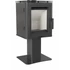 Kép 1/4 - KRATKI KOZA K5 S KANDALLÓKÁLYHA LÁBAZATTAL 150mm 7kW