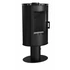 Kép 2/5 - KRATKI KOZAAB/S/N/O/DR FORGATHATÓ KANDALLÓKÁLYHA FEKETE BELSŐVEL 150mm 8kW