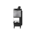 Kép 6/11 - HITZE Trinity Q HÁROM OLDALÜVEGES KANDALLÓBETÉT 200mm 10kW