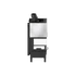 Kép 10/11 - HITZE Trinity Q HÁROM OLDALÜVEGES KANDALLÓBETÉT 200mm 10kW