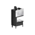 Kép 9/11 - HITZE Trinity U HÁROM OLDALÜVEGES KANDALLÓBETÉT 200mm 12kW